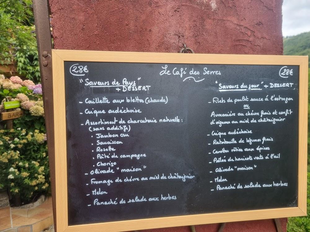 Le Cafe Des Serres - Menu Image 2